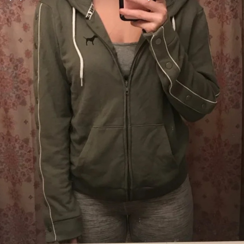 NWOT VS Pink zip-up hoodie